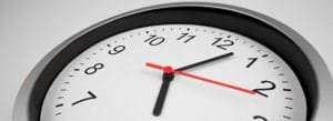Classic clock macro shot by wide angle lens