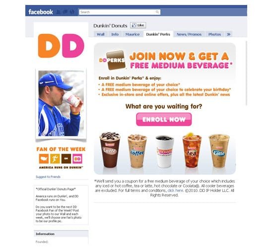 Facebook business pages-foods