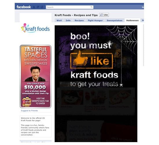 Facebook Business Page-foods