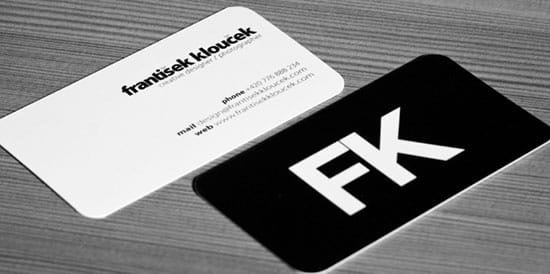 creative and minimalist business card designs