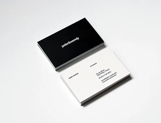 creative and minimalist business card designs