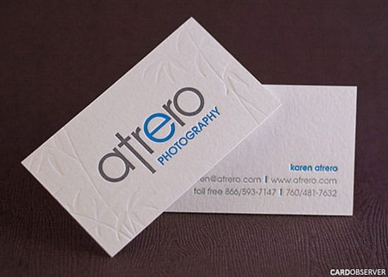 creative and minimalist business card designs