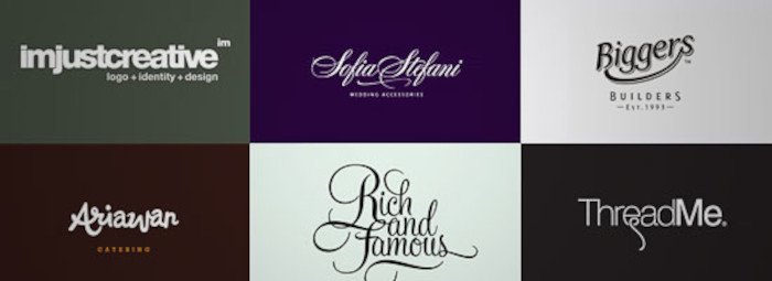 Beautiful Typography Logos