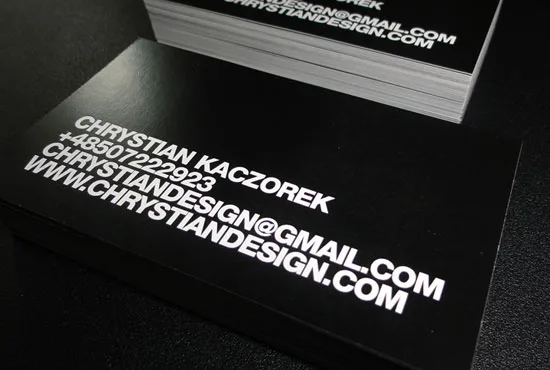 creative and minimalist business card designs