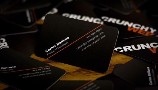 creative and minimalist business card designs