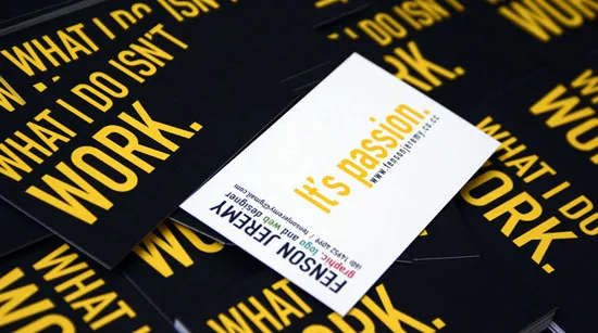 creative and minimalist business card designs
