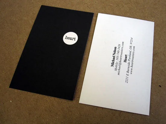 creative and minimalist business card designs