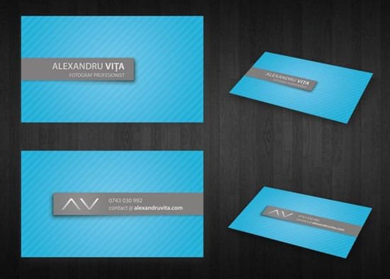 creative and minimalist business card designs