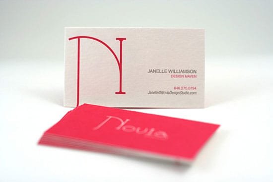 creative and minimalist business card designs