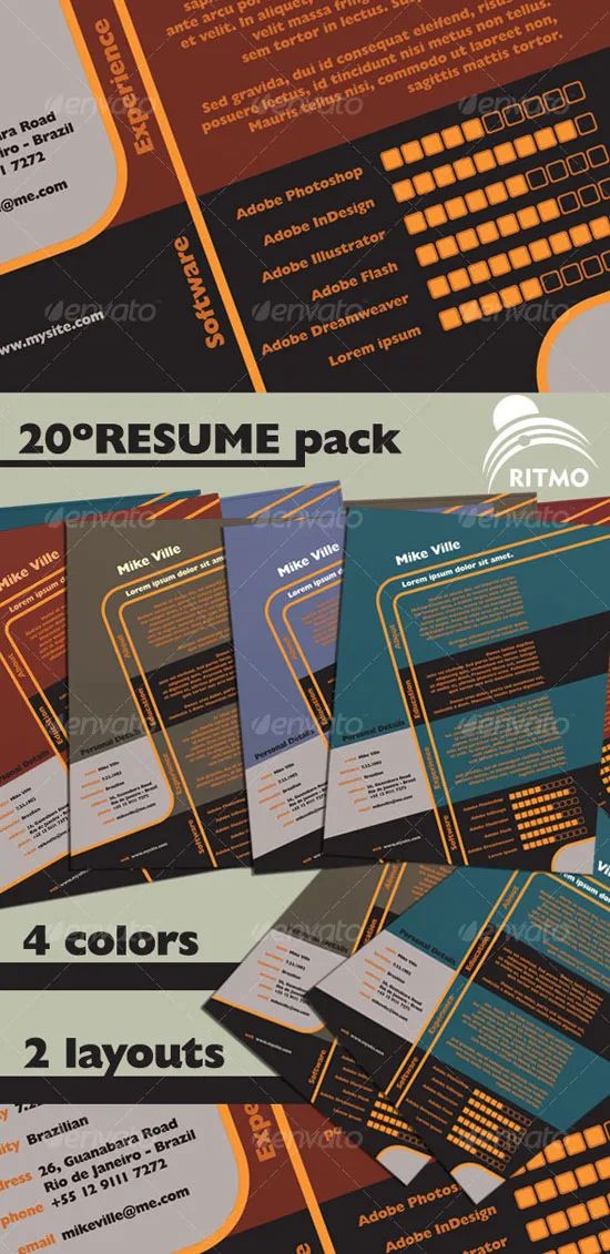 Get your Dream Job - 15 Clean & Elegant Resume Templates
