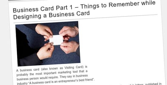 15 Useful Resources in Designing a Perfect Business Card