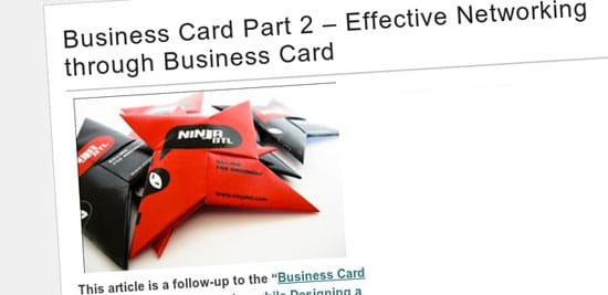 15 Useful Resources in Designing a Perfect Business Card