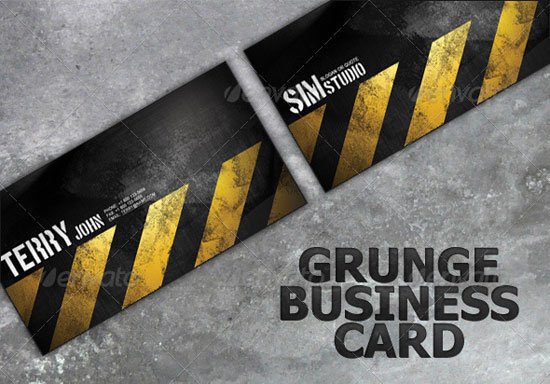 Top 12 Grungy Business Card Design Tutorials