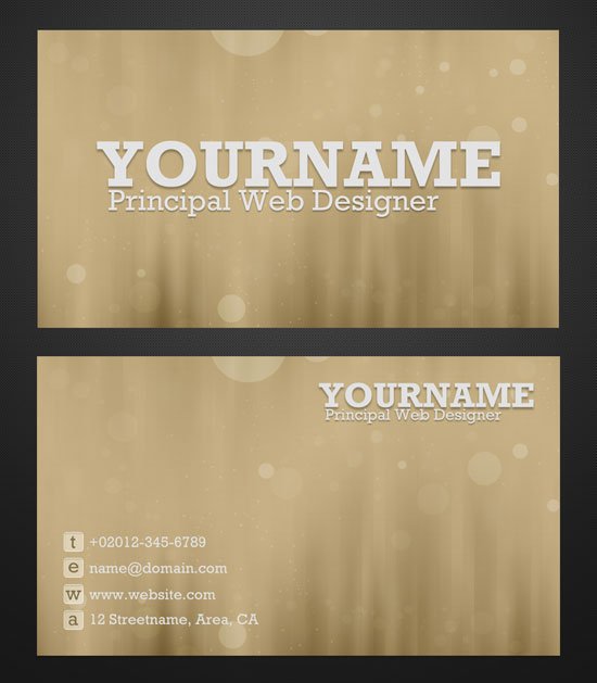 Top 12 Grungy Business Card Design Tutorials