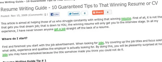 15 Useful Design Tips Articles to Create a Great Resume