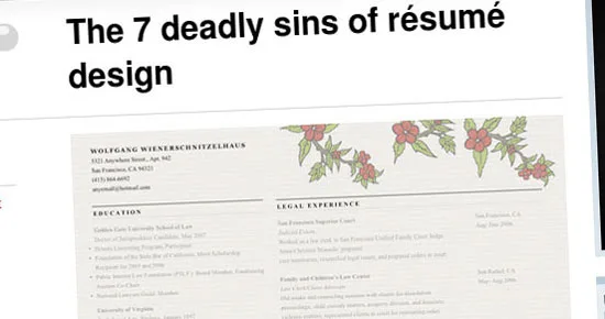 15 Useful Design Tips Articles to Create a Great Resume