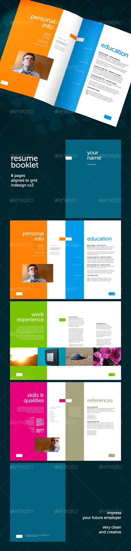 Get your Dream Job - 15 Clean & Elegant Resume Templates