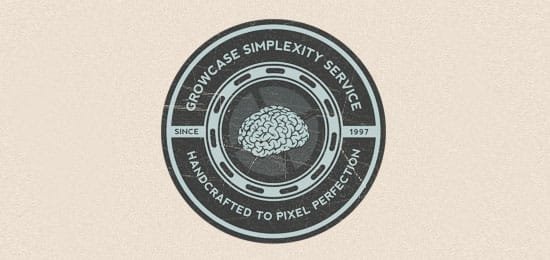 logo design with creative border