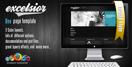 Creative Single Page Portfolio Templates