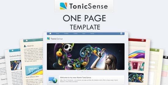 Creative Single Page Portfolio Templates