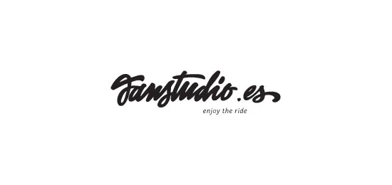 Fanstudio collection of 46 beautiful logos using handwriting fonts