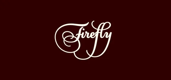 Fire Fly Music collection of 46 beautiful logos using handwriting fonts
