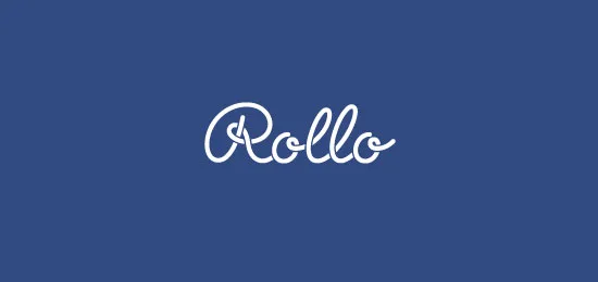 Rollo collection of 46 beautiful logos using handwriting fonts