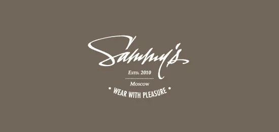 Sammy's collection of 46 beautiful logos using handwriting fonts