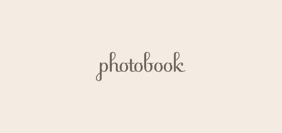 Photobook collection of 46 beautiful logos using handwriting fonts