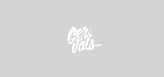 Cedric Gervais collection of 46 beautiful logos using handwriting fonts