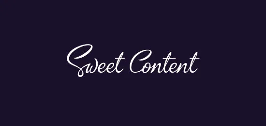 Sweet content collection of 46 beautiful logos using handwriting fonts