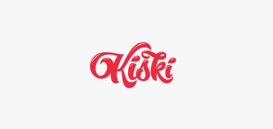Kiski collection of 46 beautiful logos using handwriting fonts