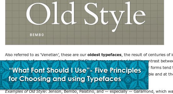 Useful Typography Tips Articles