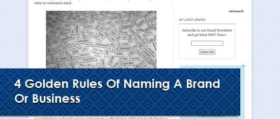 Useful Brand and Business Tips Articles
