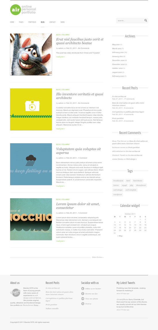 Best Blog Templates