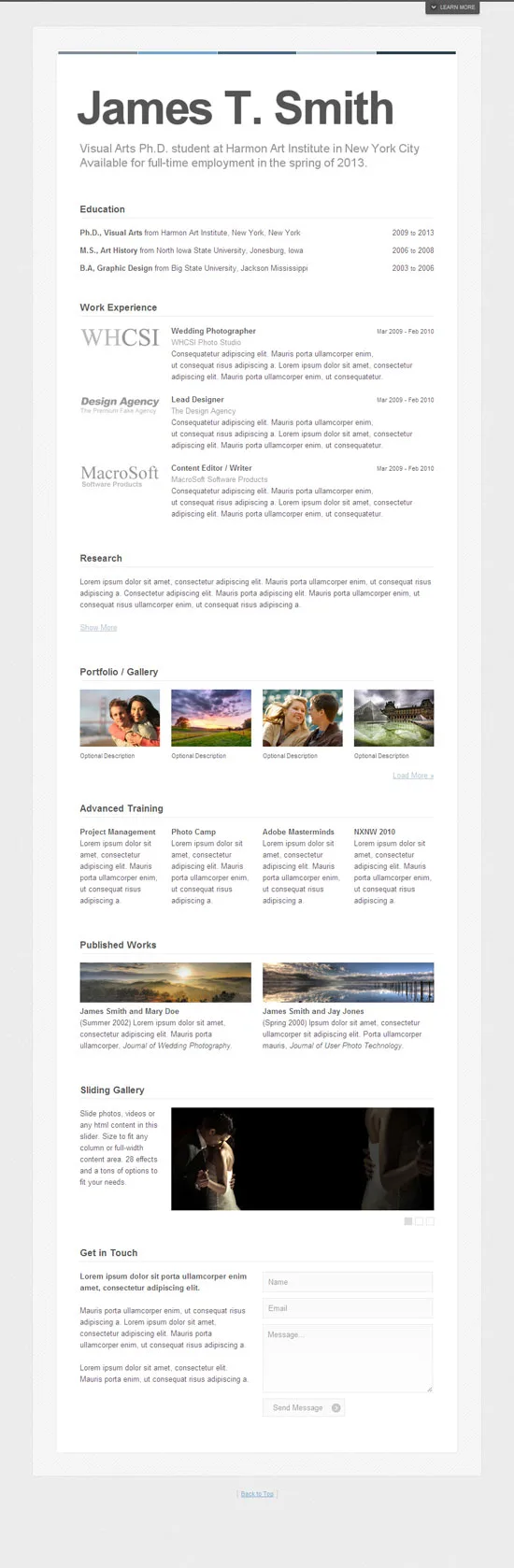 Brand Yourself - Resume / CV / Portfolio Beautiful Resume Templates