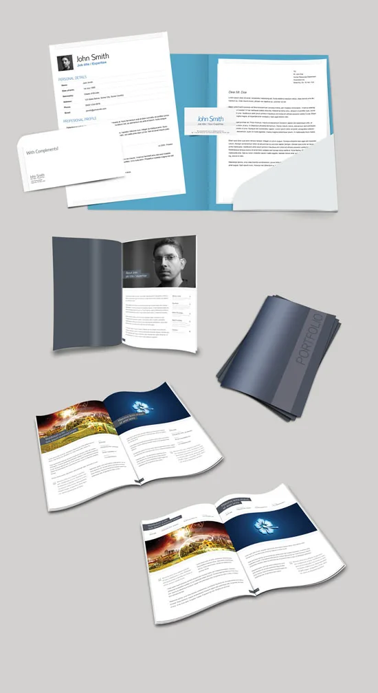 Clean CV - Resume - Portfolio Website Beautiful Resume Templates