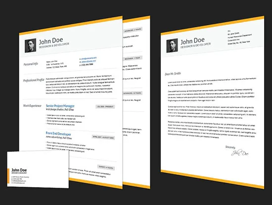 Clean CV / Resume Html Template Beautiful Resume Templates