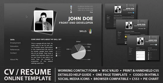 ProCV - Professional Online Resume / CV Beautiful Resume Templates
