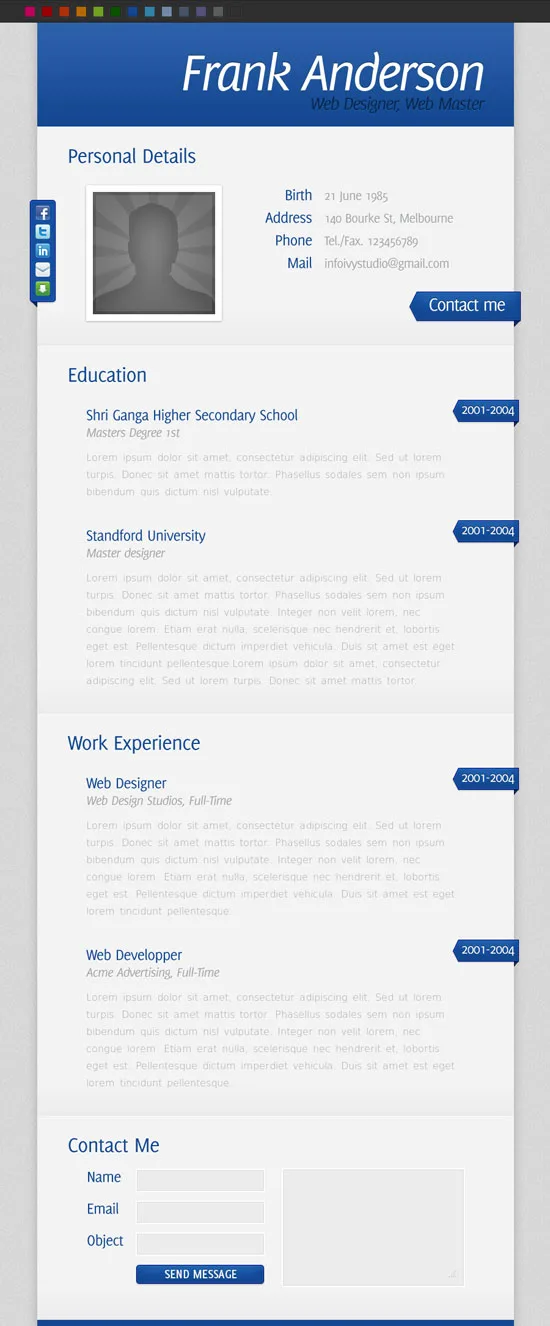 Stylish CV Beautiful Resume Templates