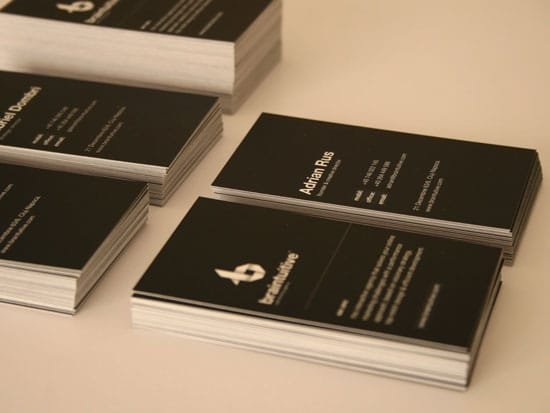 vertical business cards