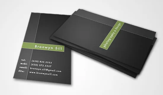 Bronwyn Sill vertical business cards