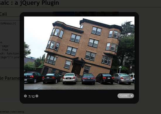 jQuery image gallery plugins