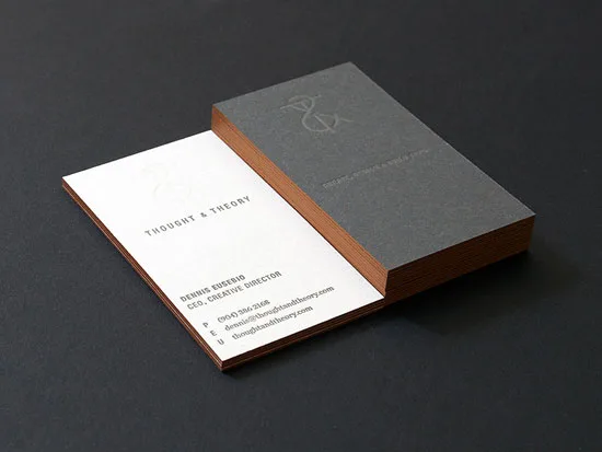 T&T vertical business cards