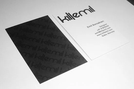 killemil vertical business cards