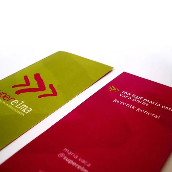 superelma vertical business cards