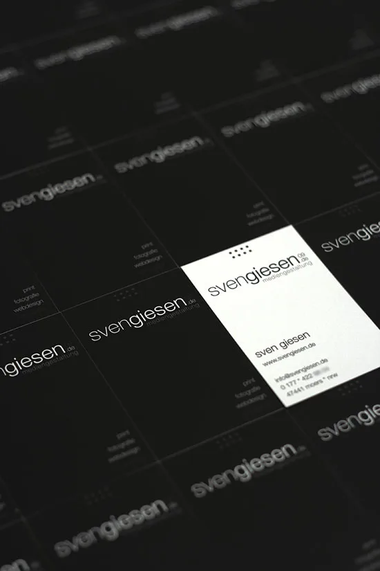 svengiesen.de vertical business cards