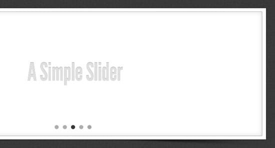 Beautiful Image Slider in PSD