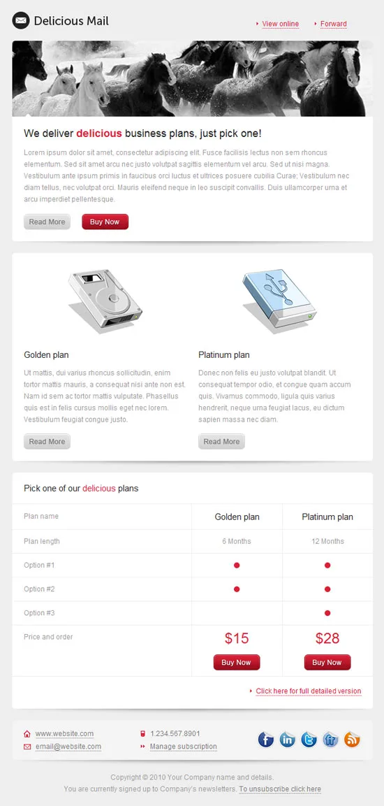 Delicious Mail best email marketing