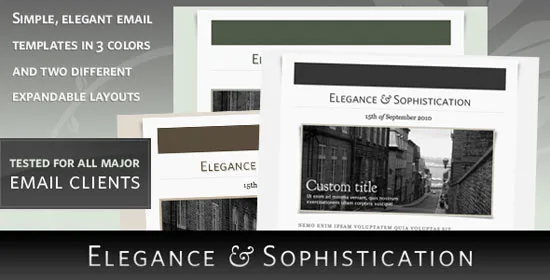 Elegance - HTML Email Template best email marketing
